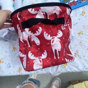 Red Reindeer Christmas Basket